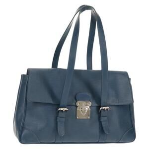 LOUIS VUITTON Epi Segur MM Hand Bag Myrtille M5886G LV Auth 160145